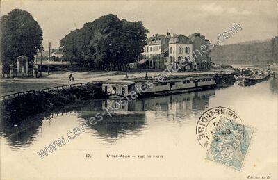 Carte postale ancienne Vue du Patis — L'Isle-Adam (Val-d'Oise)