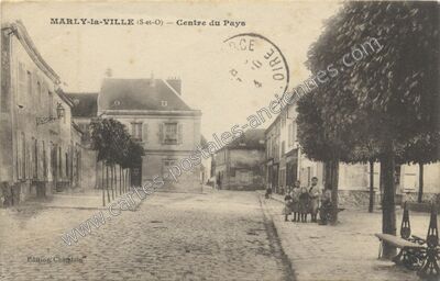 Carte postale ancienne Centre du Pays — Marly-la-Ville (Val-d'Oise)