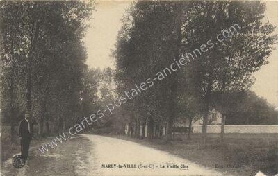 Carte postale ancienne La Vieille Côte — Marly-la-Ville (Val-d'Oise)