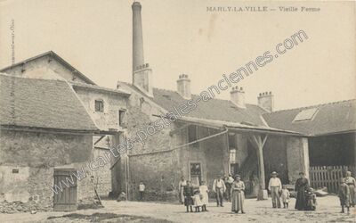 Carte postale ancienne Vieille Ferme — Marly-la-Ville (Val-d'Oise)