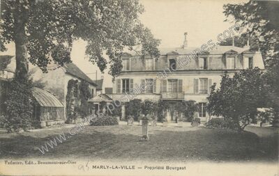 Carte postale ancienne Propriété Bourgaut — Marly-la-Ville (Val-d'Oise)