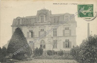 Carte postale ancienne L'Hôpital — Marly-la-Ville (Val-d'Oise)