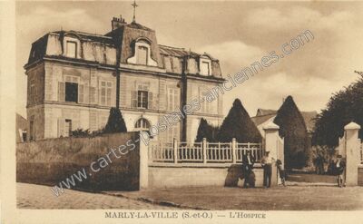 Carte postale ancienne L'Hospice — Marly-la-Ville (Val-d'Oise)