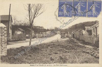 Carte postale ancienne Le Petit Robinson — Marly-la-Ville (Val-d'Oise)