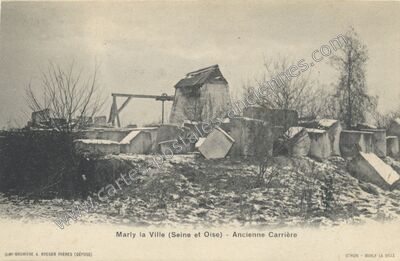 Carte postale ancienne Ancienne Carrière — Marly-la-Ville (Val-d'Oise)