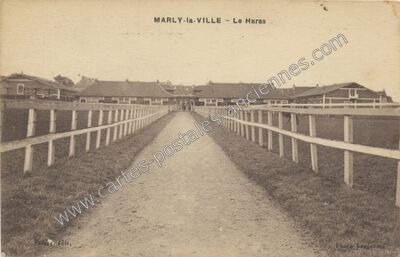 Carte postale ancienne Le Haras — Marly-la-Ville (Val-d'Oise)