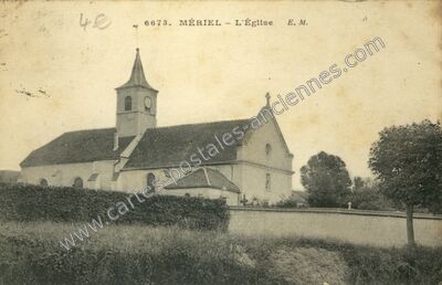 Carte postale ancienne Meriel — Mériel (Val-d'Oise)