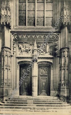 Carte postale ancienne Église Saint-Martin — Montmorency (Val-d'Oise)