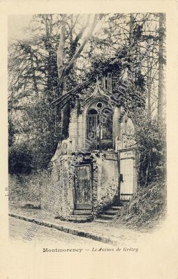 Carte postale ancienne Les ruines de Grétry — Montmorency (Val-d'Oise)