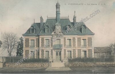 Carte postale ancienne La Mairie — Pierrelaye (Val-d'Oise)