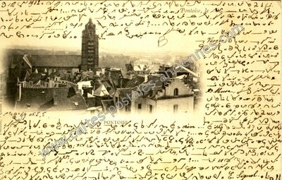 Carte postale ancienne Le Mure — Pontoise (Val-d'Oise)