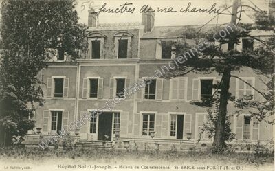 Carte postale ancienne Hôpital Saint-Joseph. - Maison de Convalescence — Saint-Brice-sous-Forêt (Val-d'Oise)