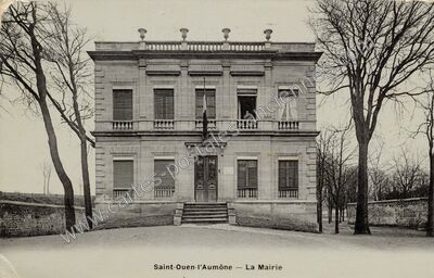 Carte postale ancienne La Mairie — Saint-Ouen-l'Aumône (Val-d'Oise)