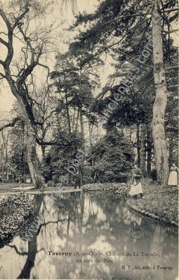Carte postale ancienne Château de La Tuyolle, un coin du Parc — Taverny (Val-d'Oise)