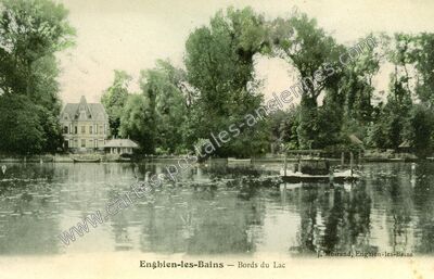 Carte postale ancienne Enghien — Enghien-les-Bains (Val-d'Oise)