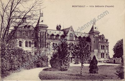 Carte postale ancienne Villa Béthanie (Façade) — Montsoult (Val-d'Oise)