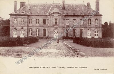 Carte postale ancienne Chateau de Villarceaux — Chaussy (Val-d'Oise)