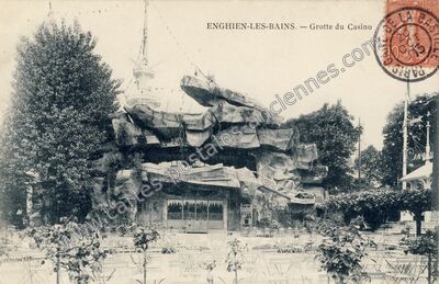 Carte postale ancienne Grotte du Casino — Enghien-les-Bains (Val-d'Oise)