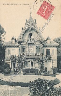 Carte postale ancienne Le Kursaal — Enghien-les-Bains (Val-d'Oise)