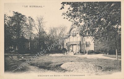 Carte postale ancienne LE KURSAAL" — Villa Villemessant — Enghien-les-Bains (Val-d'Oise)