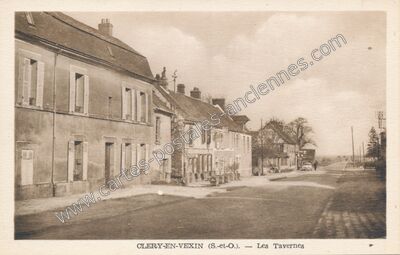 Carte postale ancienne Les Tavernes — Cléry-en-Vexin (Val-d'Oise)
