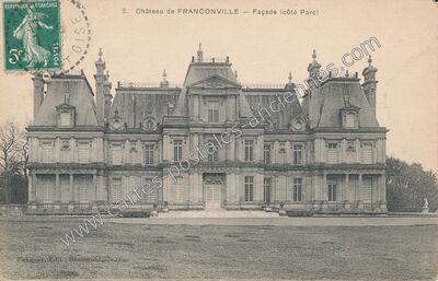 Carte postale ancienne Chateau de Franconville — Franconville (Val-d'Oise)