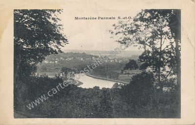 Carte postale ancienne Montarene — Parmain (Val-d'Oise)