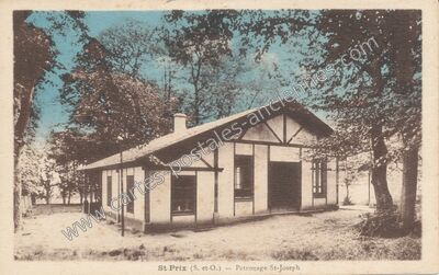 Carte postale ancienne Patronage St-Joseph — Saint-Prix (Val-d'Oise)