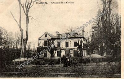 Carte postale ancienne Château de la Cerisaie — Andilly (Val-d'Oise)