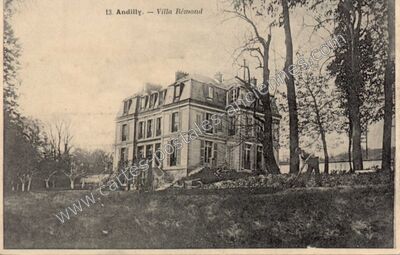 Carte postale ancienne Villa Rémond — Andilly (Val-d'Oise)