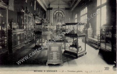 Carte postale ancienne Musée d'Ennery - Troisième galerie — Ennery (Val-d'Oise)