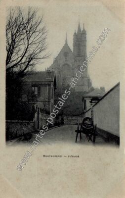 Carte postale ancienne L'Église — Montmorency (Val-d'Oise)