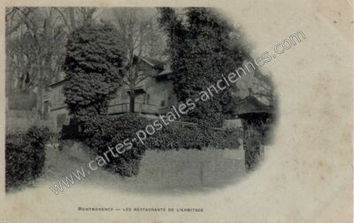 Carte postale ancienne Les Restaurants de l'Ermitage — Montmorency (Val-d'Oise)