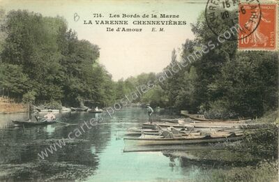 Carte postale ancienne La Varenne Chennevieres — Saint-Maur-des-Fossés (Val-de-Marne)
