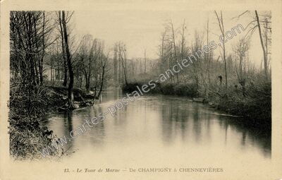 Carte postale ancienne Champigny — Champigny-sur-Marne (Val-de-Marne)