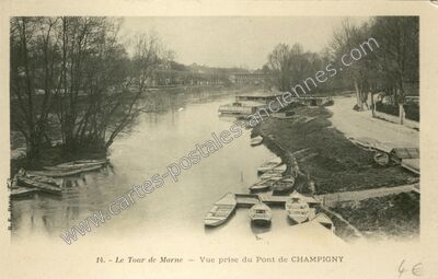 Carte postale ancienne Champigny — Champigny-sur-Marne (Val-de-Marne)