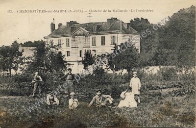 Carte postale ancienne Château de la Maillarde - Le Presbytère — Chennevières-sur-Marne (Val-de-Marne)
