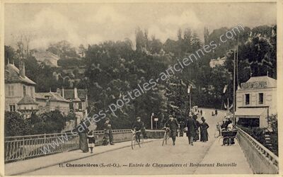 Carte postale ancienne Chennevieres — Chennevières-sur-Marne (Val-de-Marne)