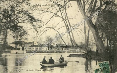 Carte postale ancienne L'Arbre penché — Créteil (Val-de-Marne)