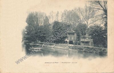 Carte postale ancienne Restaurant Jullien — Joinville-le-Pont (Val-de-Marne)