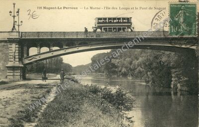 Carte postale ancienne Nogent Le Perreux — Nogent-sur-Marne (Val-de-Marne)