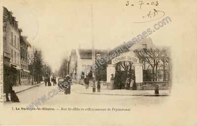 Carte postale ancienne La Varenne St Hilaire — Saint-Maur-des-Fossés (Val-de-Marne)