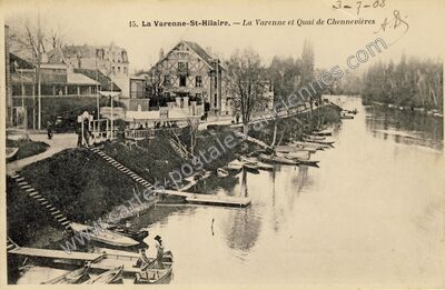 Carte postale ancienne La Varenne St Hilaire — Saint-Maur-des-Fossés (Val-de-Marne)