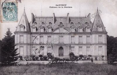 Carte postale ancienne Chateau de la Perriere — Santeny (Val-de-Marne)