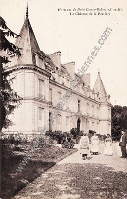 Carte postale ancienne Chateau de la Perriere — Santeny (Val-de-Marne)