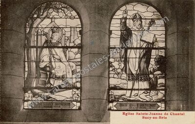 Carte postale ancienne SAINCTE LVDODICE ORA PRO NOBIS / SAINCTE MARCITE ORA PRO NOBIS — Sucy-en-Brie (Val-de-Marne)