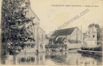 Carte postale ancienne Moulin de Senlis — Villeneuve-Saint-Georges (Val-de-Marne)