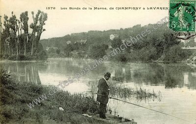 Carte postale ancienne Bords de la Marne — Non Localisée (Val-de-Marne)
