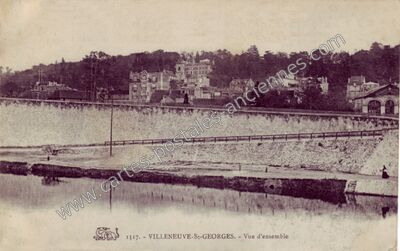 Carte postale ancienne Vue d'ensemble — Villeneuve-Saint-Georges (Val-de-Marne)