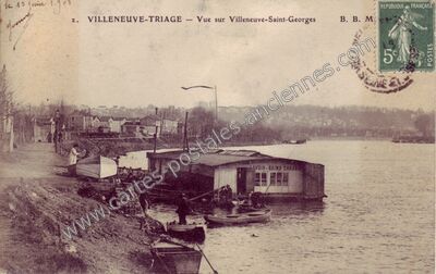 Carte postale ancienne Villeneuve Triage — Villeneuve-Saint-Georges (Val-de-Marne)